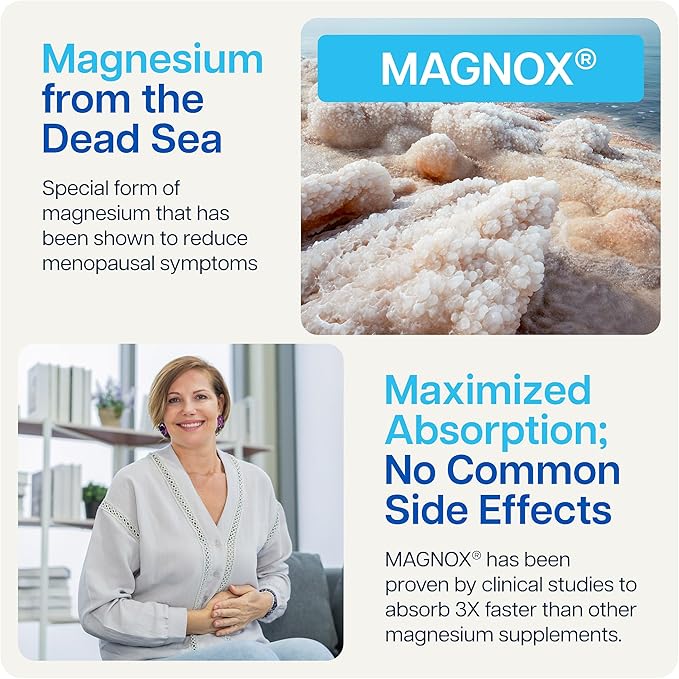 MAGNOX® AudioGuard Magnesium Supplement for Tinnitus Treatment | Tinnitus Relief for Ringing Ears | Natural Magnesium Complex | Dead Sea Minerals | High Absorption Magnesium | 60 Capsules