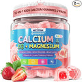 Kids Calcium Gummies + D3 &amp Magnesium for 4+ with Calcium Citrate Calcium Gluconate Calcium LactateProbiotics &amp Prebiotics for Children Bone HealthMuscle SupportDigestive HealthSugar Fre