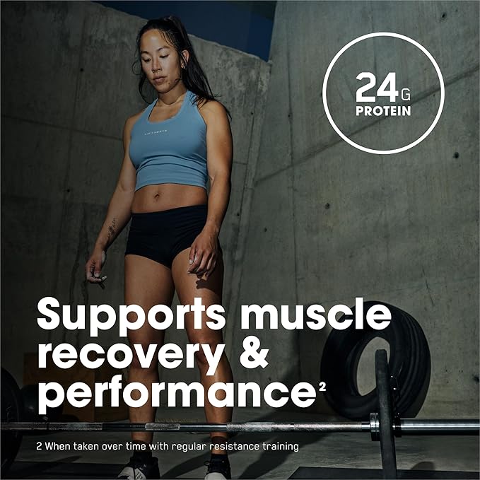 Optimum Nutrition Platinum Rebuild Premium Platinum Blend Protein Powder with Creatine Monohydrate Dark Chocolate 20 Servings