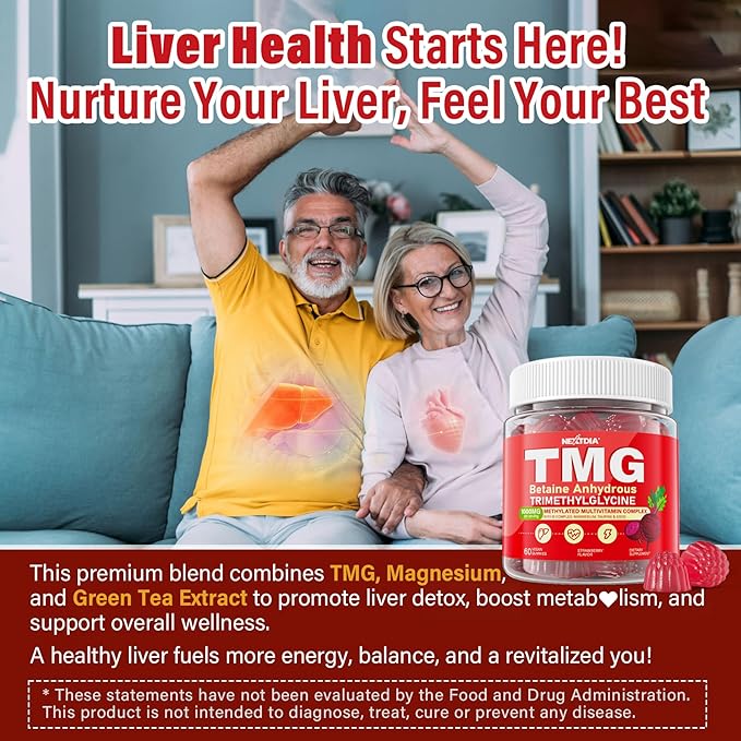 Methylated Multivitamin TMG Supplements Gummies 4Pack