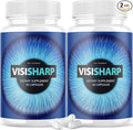 (2 Pack) Visisharp Advanced Eye Health Formula for Eyes Pills Visi Sharp Supplement (120 Capsules)