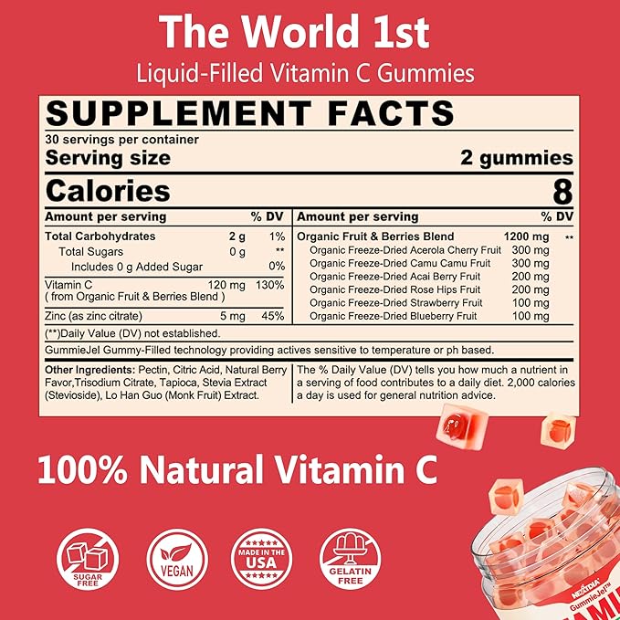 Whole Food Vitamin C Gummies + Kids Multivitamin Gummies