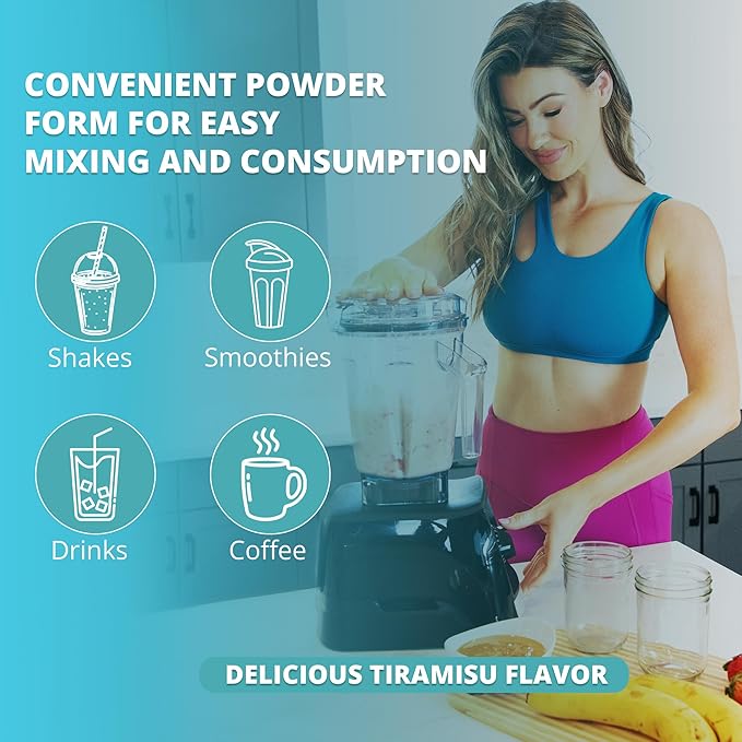 Plant-Based Protein Powder – Vegan Protein Powder Made from Pea Rice &amp Pumpkin - No Added Sugar - No Artificial Ingredients - Tiramisu - 15 Servings