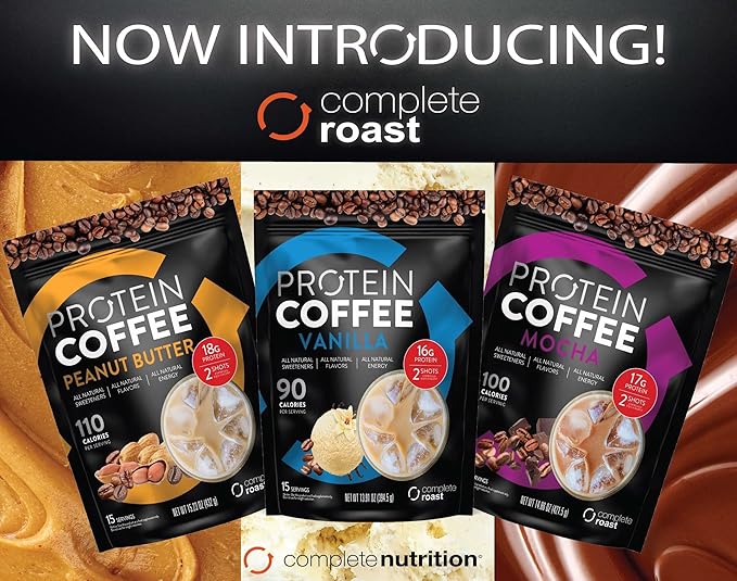 Complete Roast- Mocha Latte- Gourmet Protein Coffee- Maine Roast Blend
