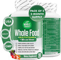 Whole Food Multivitamin for Men and Women Complete Daily Superfood Vitamins Plus Minerals Digestive Enzymes Probiotics and Omegas. Plant Based Multi Vitamin Non GMO (2)