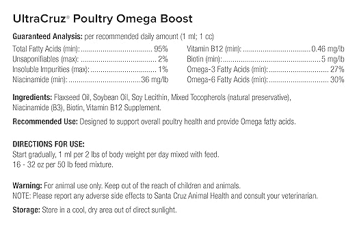 UltraCruz - sc-364969 Poultry Omega Boost Supplement 32 oz