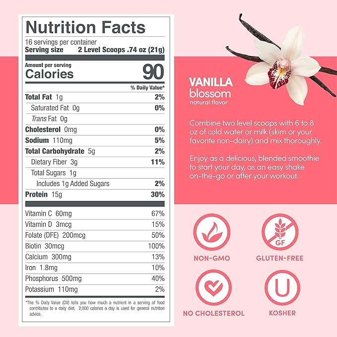 Designer Wellness Aria Women's Wellness Protein Powder Bundled with Protein Smoothies 12 Count Variety Pack