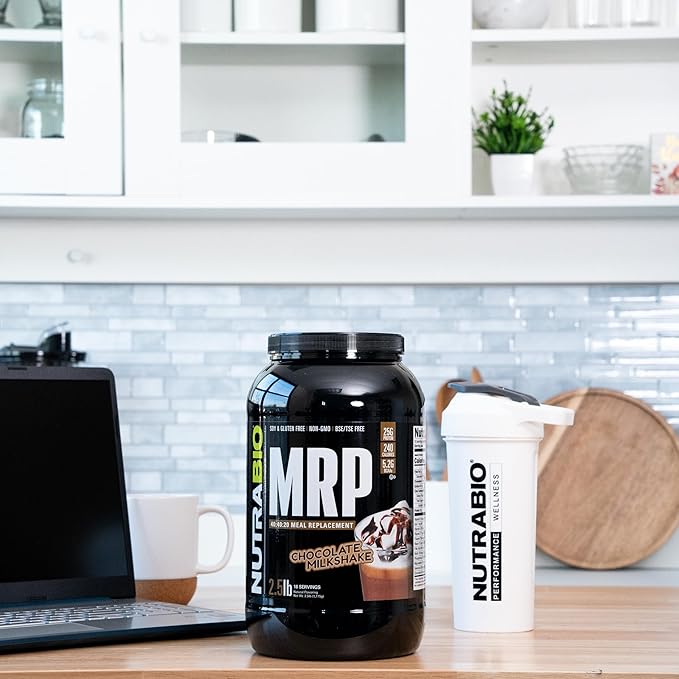 NutraBio MRP Complete Meal Replacement Protein Powder Chocolate - 2.5lbs