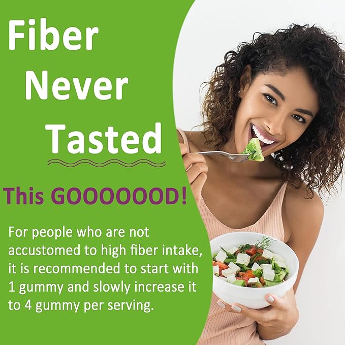 Fiber Gummies for Adults Sugar Free 10g Prebiotic Fiber Supplement with Digestive Enzymes Probiotics &amp 100mg Betaine for Digestive &amp Gut Health and Regulate Bowel Movement Vegan Gelatin Fr