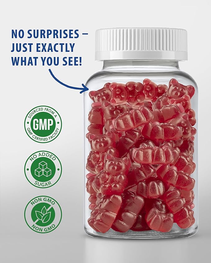 Magnesium Gummies for Kids &amp Adults - 100mg - Calm Magnesium Chews - Magnesium Citrate Chewable Supplement for Mood &amp Muscle Support - Citrato de Magnesio para Niños - 2Pack