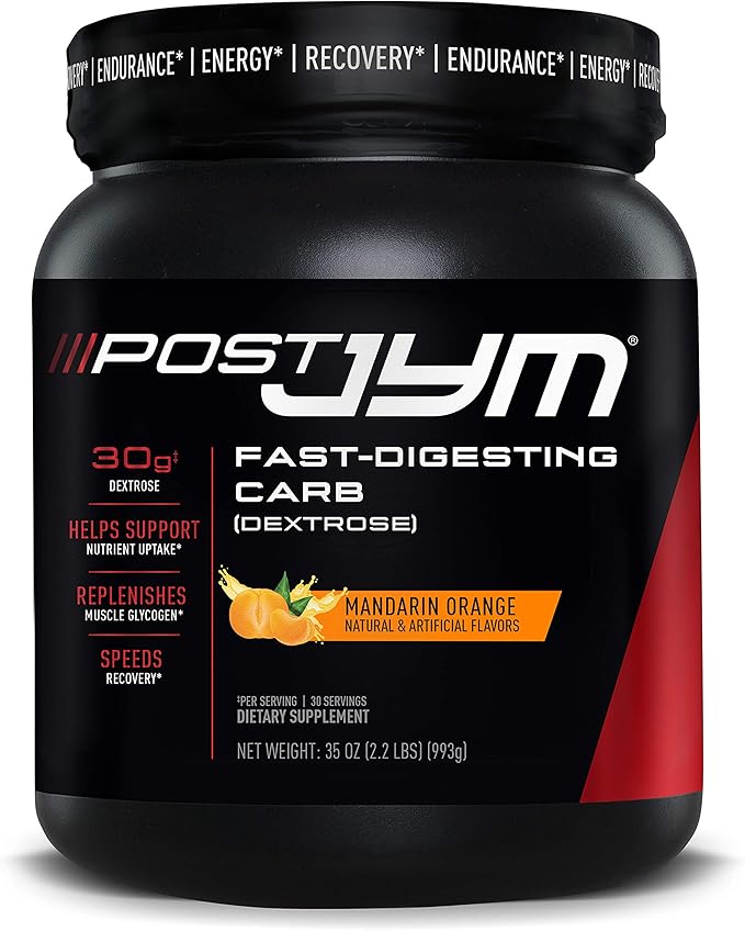 Omega JYM Fish Oil 2800mg &amp Post JYM Fast Carbs for Muscle Growth &amp Recovery