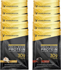 Transformation Protein Super Blend | Egg White Collagen Peptides and Plant Protein | 15 Billion CFU Probiotics | Digestive Enzymes | MCT Oil | Low Carb Shake for Men &amp Women | Variety 10 Pack