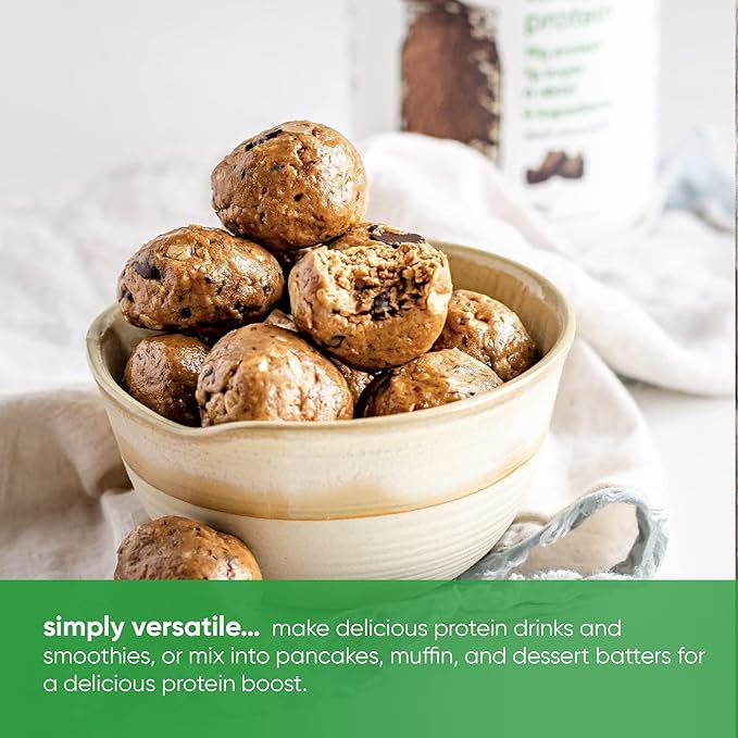simply tera's organic whey protein powder dark chocolate flavor