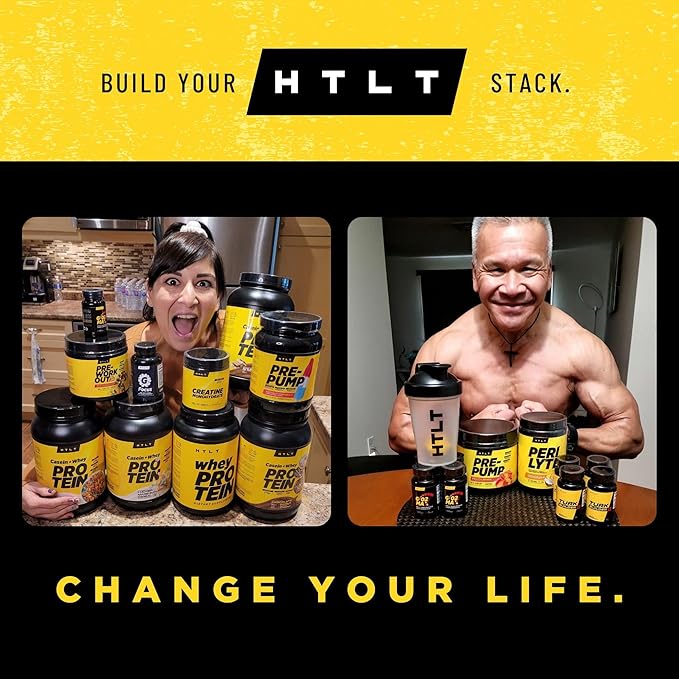 Casein + Whey Protein by HTLT | Whey &amp Casein Protein Shake Powder | Slow-Release Whey &amp Casein Protein for Sustained Energy | Casein Protein Powder for Baked Treats Maple Cookie