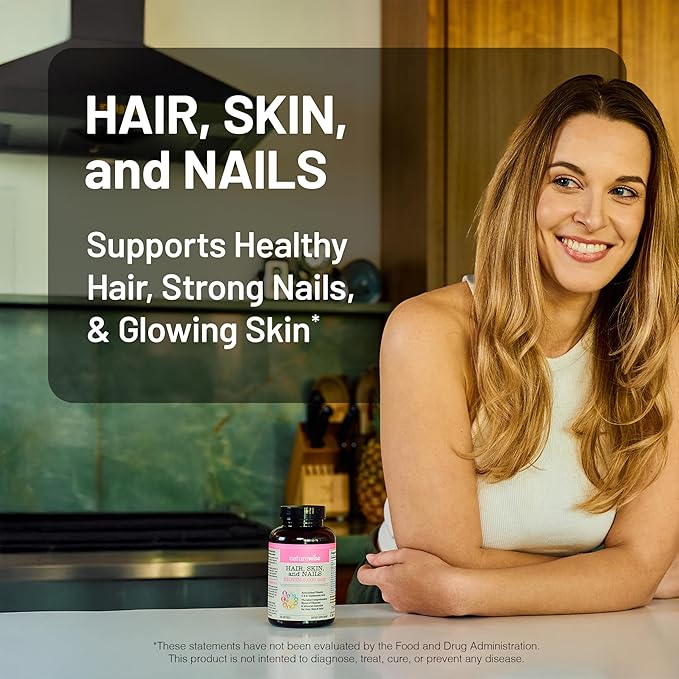 NatureWise [1] Hair Skin &amp Nails - Biotin + Multi Vitamin - 150 Softgels[50-Day Supply] + (Pack of 2) Digestive Enzymes + Probiotics &amp Prebiotics - 60 Capsules[30-Day Supply]