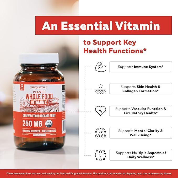 Magnesium (60 ct) Plant D3 5000 IU + K2 MK-7 (60 ct) &amp Whole-Food Vitamin C (90 servings) Bundle | Vegan Supplements for Energy Muscle &amp Immune Support | USDA Organic Non-GMO Gluten-Free