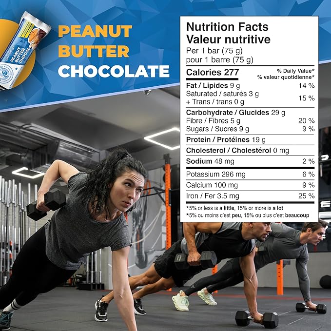 Daryl's Bars Peanut Butter Chocolate On the Go Snack On the Go Whey Protein Bars Gluten Free Protein Snack Meal Replacement Pack of 2