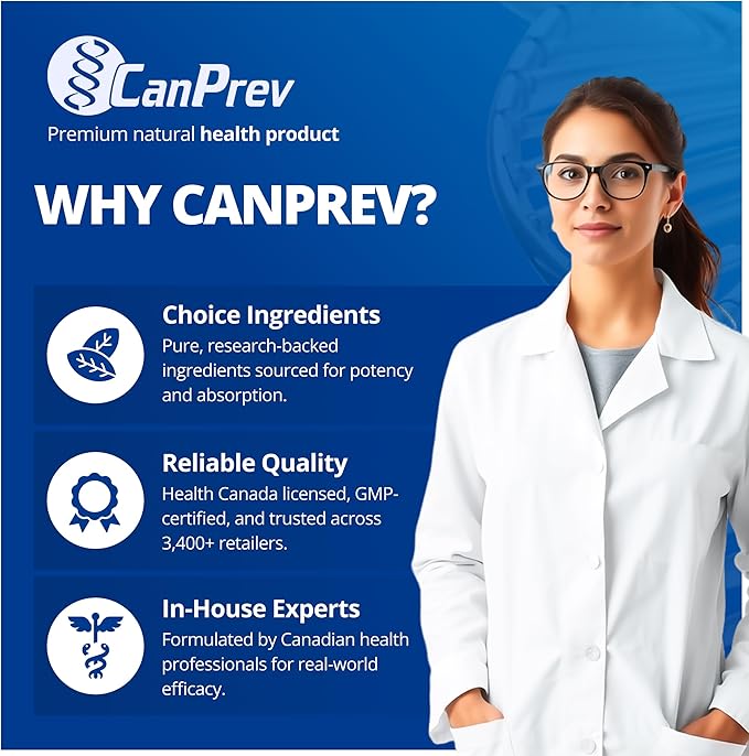 CanPrev Magnesium Bisglycinate with Ashwagandha B5 B6 &amp Vitamin C 90 Veg Caps 30-Day Supply Support Restful Nights &amp Relaxation Helps Energy &amp Immnue Function Vegan Non-GMO Dairy