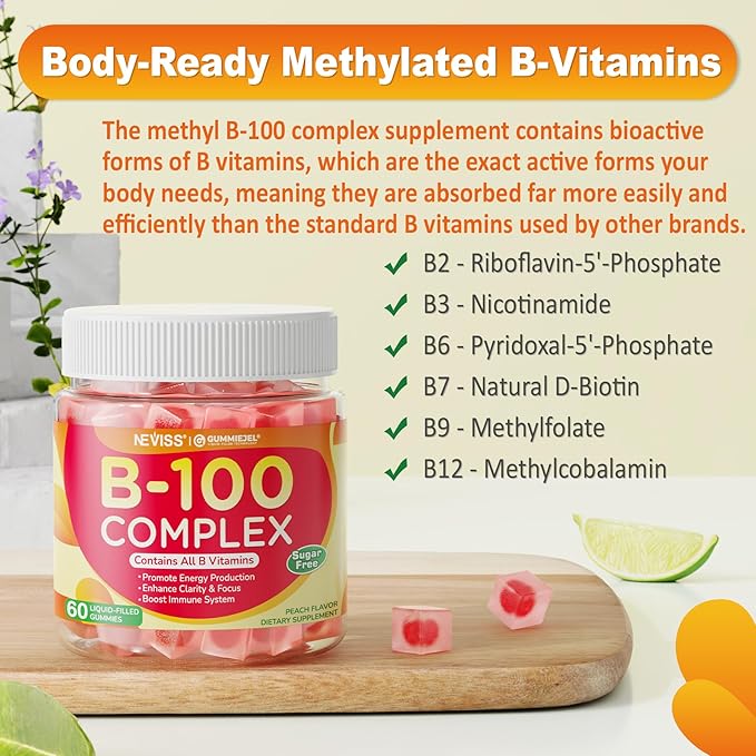 Vegan Omega 3 Gummies+ Vitamin B100 Complex Gummies
