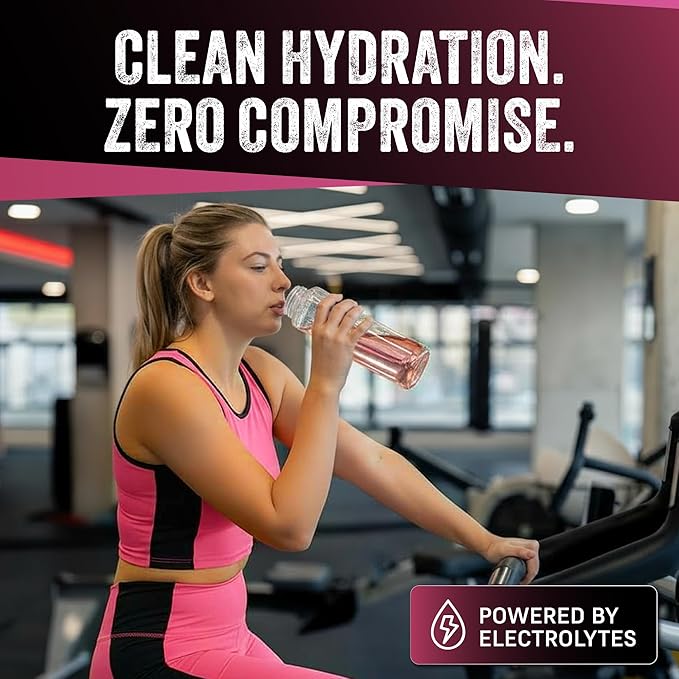 PRO-SURGE Clear Protein Powder Summerberry Lemonade Flavor 454g - 30 Servings 25g Plant-Based Protein Isolate - Sugar-Free Dairy-Free Soy-Free Gluten-Free Clear &amp Refreshing Juice-Like Drink