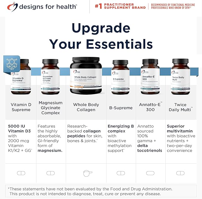 Designs for Health C3 Curcumin Complex - Highly Bioavailable Curcuminoid Turmeric Supplement 400mg with 3 Bioactive Curcuminoids - Non-GMO Gluten-Free + Vegetarian (60 Capsules)