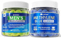 Mens Multivitamins Gummies Methylated Multivitamin for Men + Methylene Blue Gummies for Humans | Methylene Blue Supplement