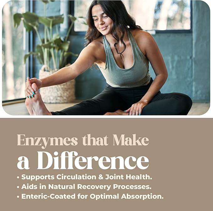 American Nutriceuticals – Nutrizyme – Professionally Formulated Proteolytic Enzyme Complex Tablets – Supports Immunity Circulation &amp Metabolic Balance - 120 Count (1 Pack)