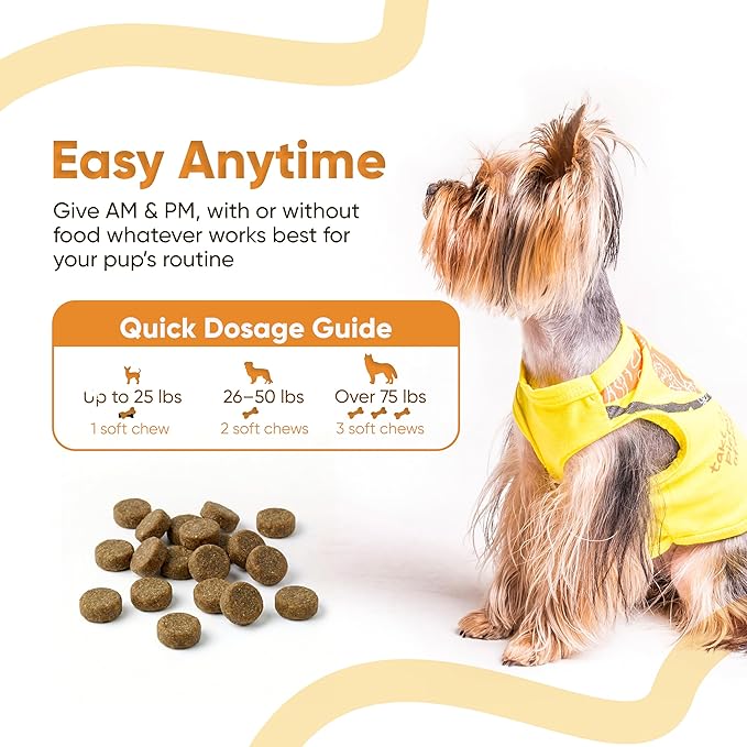 SNIFF N CHOMP Omega 3 for Dogs Chews Skin and Coat Supplement for Dogs Omega 6 Fish Oil Formula Itchy Dry Skin Relief Healthy Coat Shine Support All Breeds | 90 Soft Chews