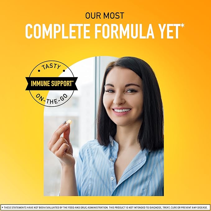 Airborne Citrus Chewable Tablets 200ct | Immune Support Supplement with 1000mg Vitamin C + Vitamins A D E ZincSelenium &amp Manganese | Herbal Blend | Gluten Free