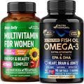 NUTRAHARMONY Multivitamins for Women Capsules &amp Omega 3 Fish Oil Softgels