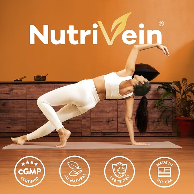 Nutrivein Premium Magnesium L-Threonate &amp Resveratrol Supplement Bundle: High-Absorption Magnesium Threonate and Resveratrol Capsules for Repair Defenses &amp Vitality