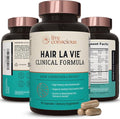 Hair La Vie Live Conscious Clinical Formula Hair Growth Vitamins for Women and Men w/Biotin Collagen &amp Saw Palmetto (Pack of 1)