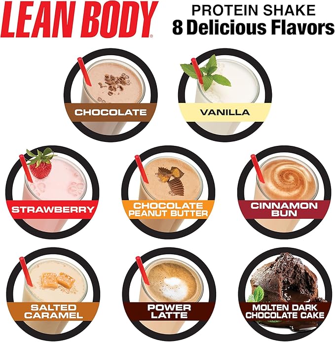Labrada Lean Body Hi-Protein Meal Replacement Shake Molten Dark Chocolate Cake PACKAGING MAY VARY