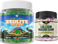 2 Pack Zeolite Detox Gummies for Kids &amp Adults + 1 Pack Calcium Supplement 600mg with Vitamin D3 K2