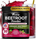 Beet Root Powder 8 in 1 – USA Made Beets Powder Supplements with Grape Seed Hawthorn Coq10 – with Organic Beetroot for Energy &amp Circulation Support – Non-GMO Mixed Berry Flavor 30 Serving