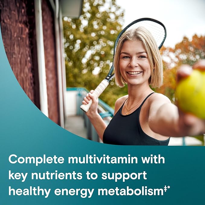 A Day Women's Active Metabolism Daily EssentialMultivitamin for WomenMetabolism SupportVitamins for Women with All 8 B-VitaminsVitamin DMagnesium &amp More120 Count (Pack of 2)
