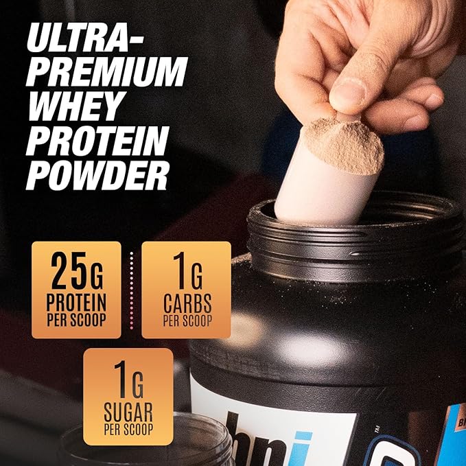 BPI Sports Whey HD Ultra Premium Protein Powder Salted Caramel 4.1 Pound