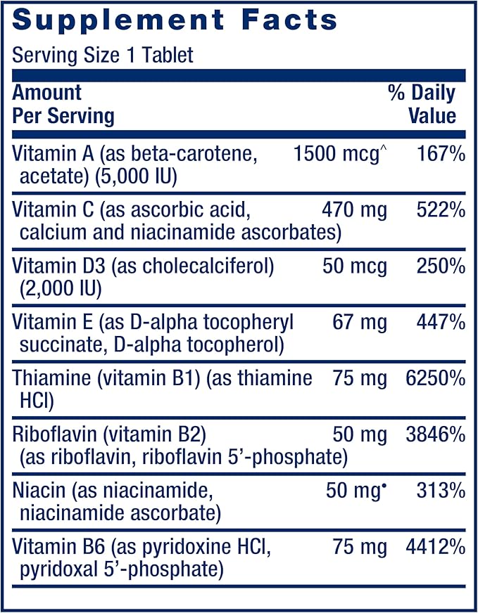 Life Extension One-Per-Day Multivitamin 60 Tablets and Optimized Ashwagandha 60 Capsules Bundle