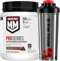 Bundle of Muscle Milk Pro Series Protein Powder SupplementKnockout Chocolate2 Pound11 Servings50g Protein3g Sugar + Muscle Milk Blender Bottle 24 Oz