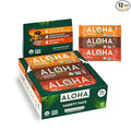 ALOHA Organic Plant Based Protein Bars - 3 Flavor Variety Pack - 12 Count 1.98oz Bars - Vegan Snacks Low Sugar Gluten-Free Low Carb Paleo Non-GMO Stevia-Free No Sugar Alcohol Sweeteners