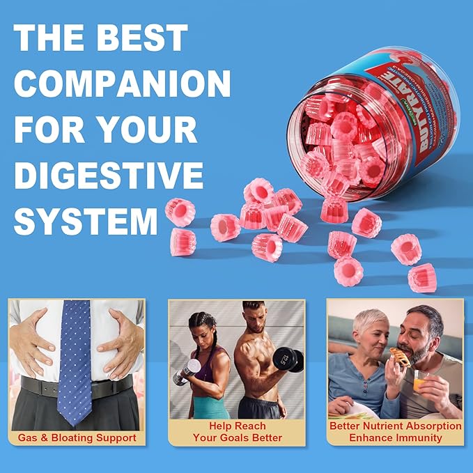 Sugar-Free CoQ10 Filled Gummies + Butyrate Gummies with Probiotic + Prebiotic + Postbiotic