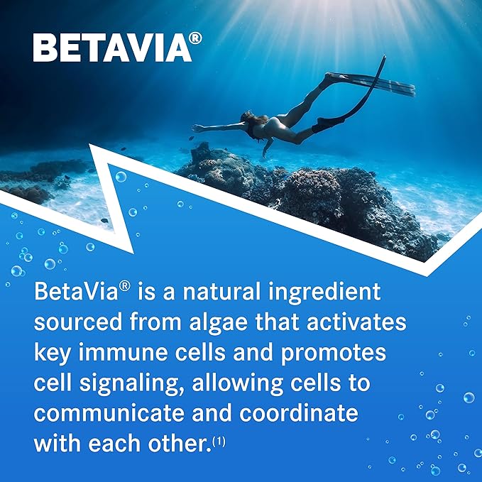 Emergen-C Immune+ Triple Action Immune Support Powder BetaVia (R) 1000mg Vitamin C B Vitamins Vitamin D and Antioxidants Super Orange – 50 Count