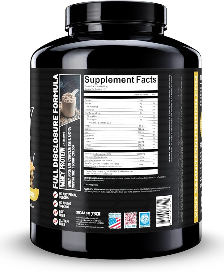 Whey Protein Blend S'Mores Whey: Full-Disclosure Ultra-Delicious Premium Protein