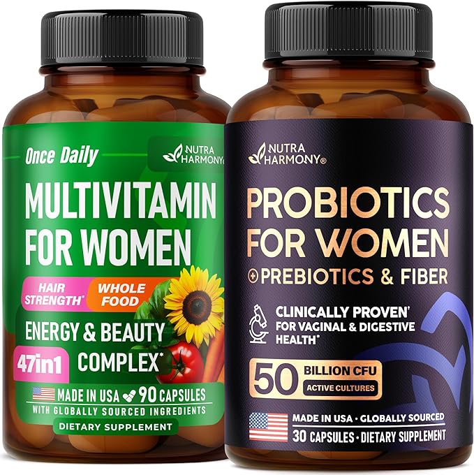 NUTRAHARMONY Multivitamins &amp Probiotics for Women