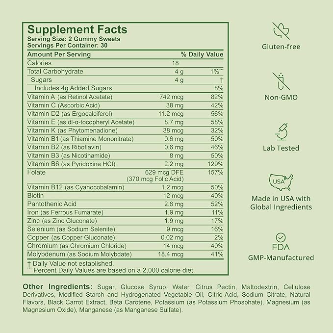 NuBest Bundle Daily Wellness Immune &amp Comprehensive Development Kids 60 Count Multivitamin Chewables and Immune Multivitamin Gummies for Kids &amp Teens