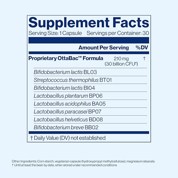 VSL4® Gut Daily Probiotics for Gut Health - 30B CFUs Multi-Strain Digestive Support for Women &amp Men Promotes Gut Balance &amp Regularity Potent Shelf-Stable Probiotic Supplement 30 Capsules