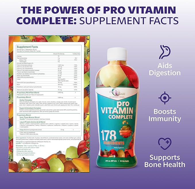 Pro Vitamin Complete - 2-30 Oz Bottles.