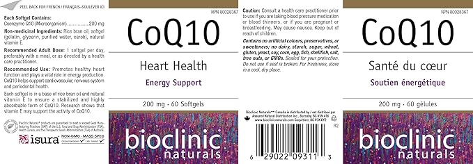 CoQ10 200 mg 60 gels