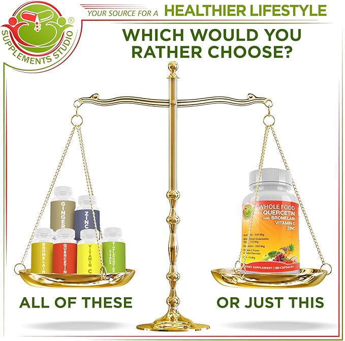 Liposomal Glutathione 500mg &amp Quercetin with Bromelain Zinc and Vitamin C – Antioxidant &amp Immune Support Bundle with Organic Whole Food Blends – Vegan Non-GMO Respiratory Health Formula