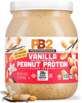 PB2 Performance Peanut Plant Based Vegan Protein Powder | 20g Complete Protein No Added Sugar Prebiotic Fiber | Dairy Free Certified Vegan Non-GMO Gluten Free [Peanut w/Madagascar Vanilla 2LB]